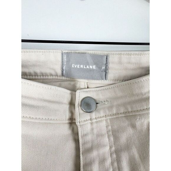 Everlane Womens The Straight-Leg Crop Pants Sandstone Beige 20 - Picture 8 of 8